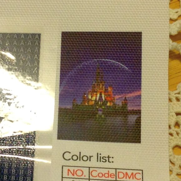 Diamond Painting Kit of Castle, new item - Picture 1 of 10